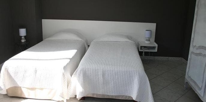 Hotel Le Refuge Orezza Piedicroce Corsica Frankrijk tweepersoonskamer enkele bedden