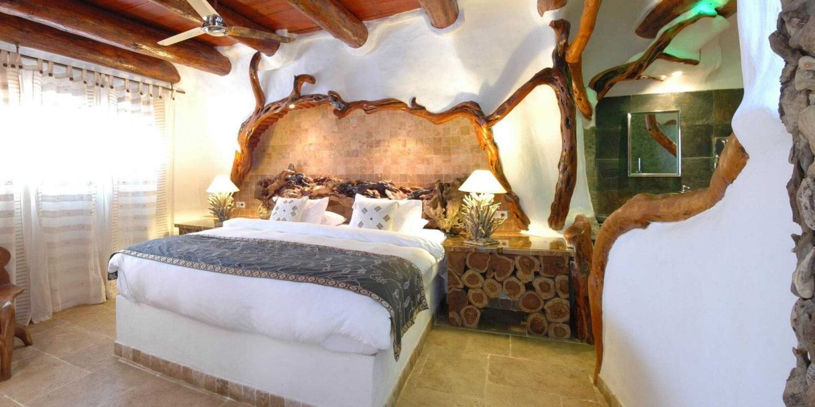 Ferme Auberge Domaine de Piscia Figari Corsica Frankrijk kamer Les Grottes