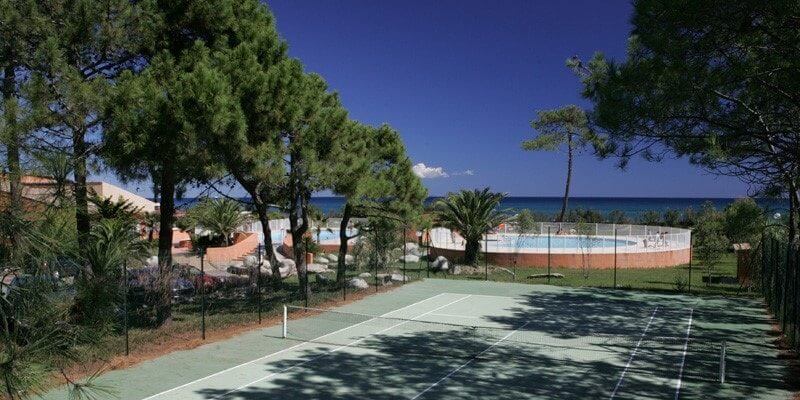 Residence Cala Bianca Borgo Lido de la Marana Corsica Frankrijk tennisbaan zwembad zee