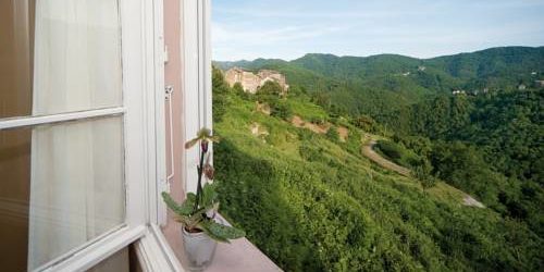 Hotel Le Refuge Orezza Piedicroce Corsica Frankrijk uitzicht raam