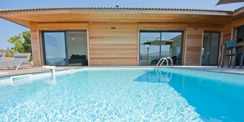 Les Villas de Lorello Porticcio Corsica Frankrijk villa Les Arbousiers zwembad faça