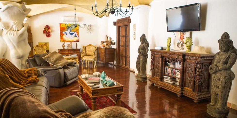 Domaine de Piscia Corsica Frankrijk living televisie