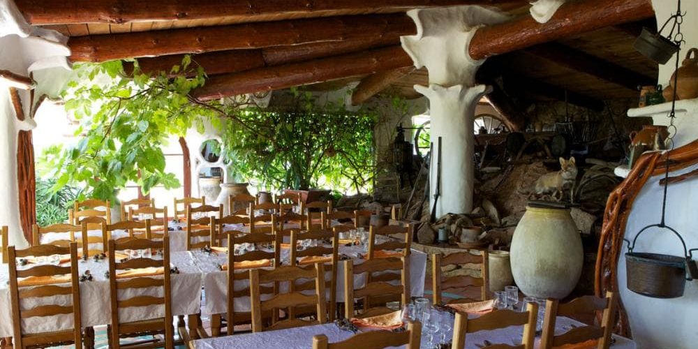 Domaine de Piscia Corsica Frankrijk restaurant terras