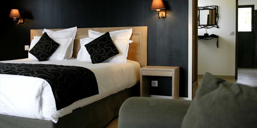 Hotel A Piattatella Monticello Balagne Corsica Frankrijk kamer design