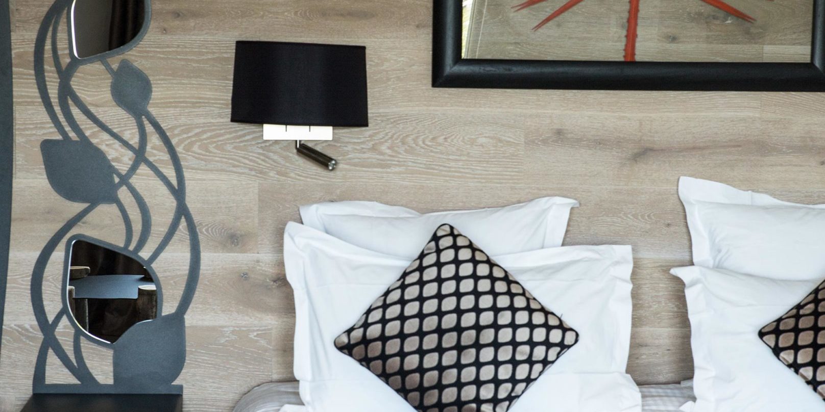 Hotel A Piattatella Monticello Balagne Corsica Frankrijk kamer design sober aardetinten