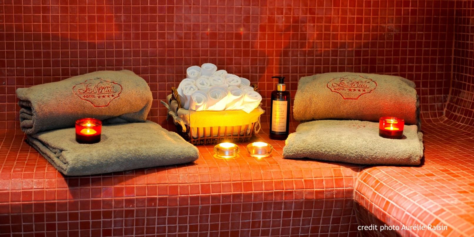 Boutique Hotel Liberata Ile Rousse Balagne Corsica Frankrijk spa hamam handdoeken (2)
