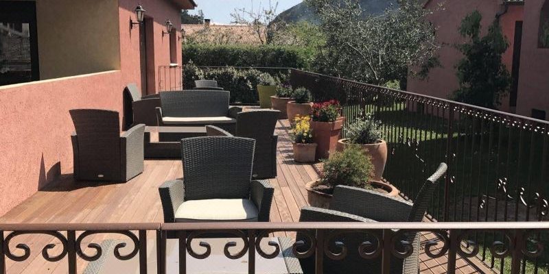 Osteria A Stalla Sischese sisco Cap Corse Corsica Frankrijk terras